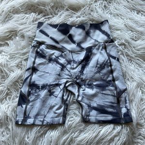 NWOT Victoria’s Secret Pink Tie‎ Dyed High Waist Bike Shorts